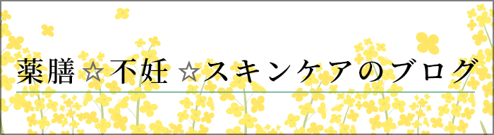 薬膳☆不妊☆スキンケアのブログ